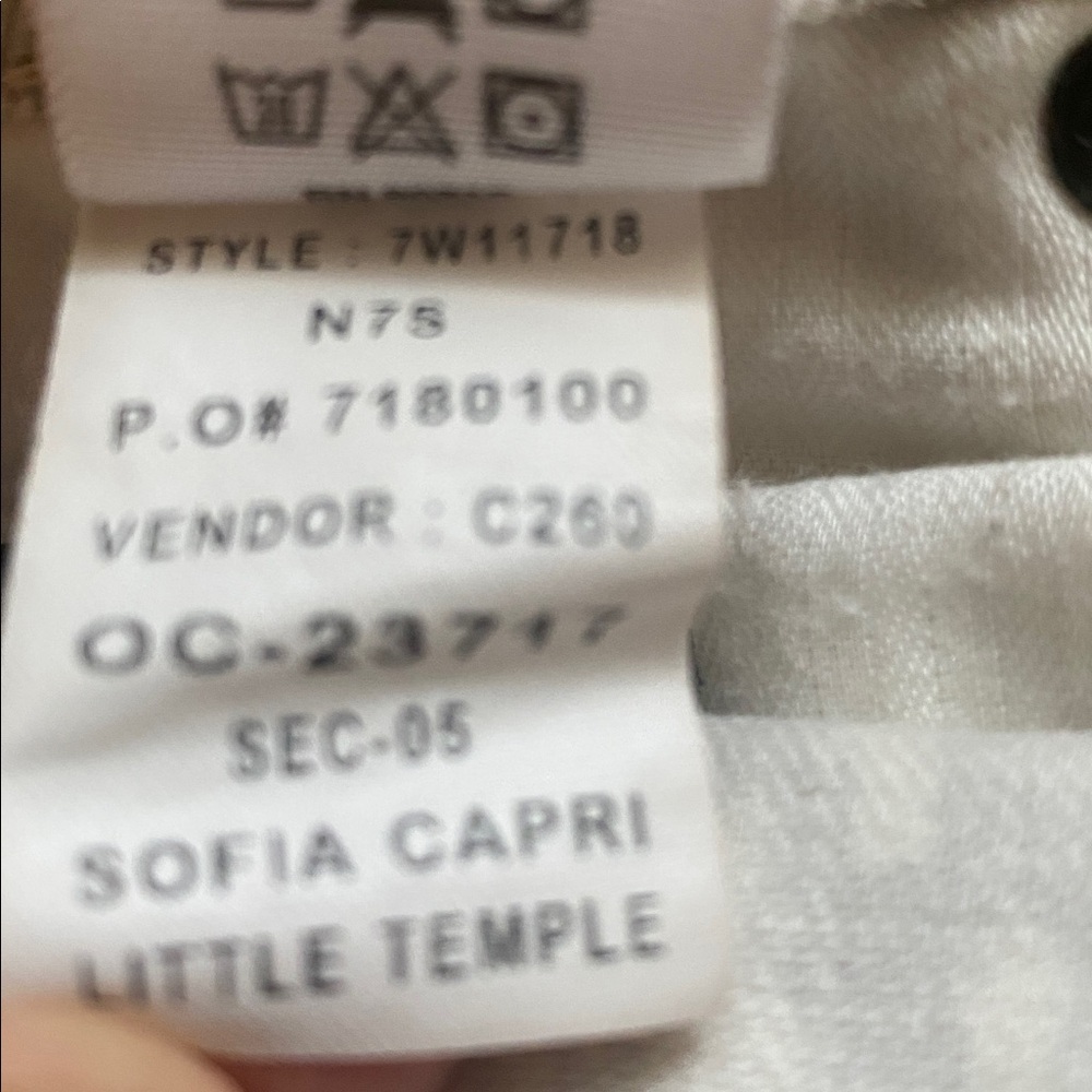 Lucky brand Sofia capris size 8/29 - Picture 8 of 9
